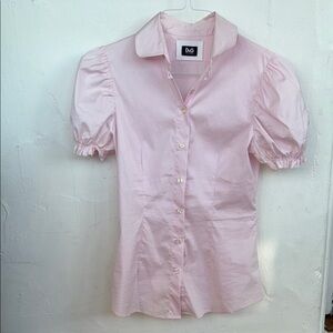 D&G Light Pink Button-Up Blouse